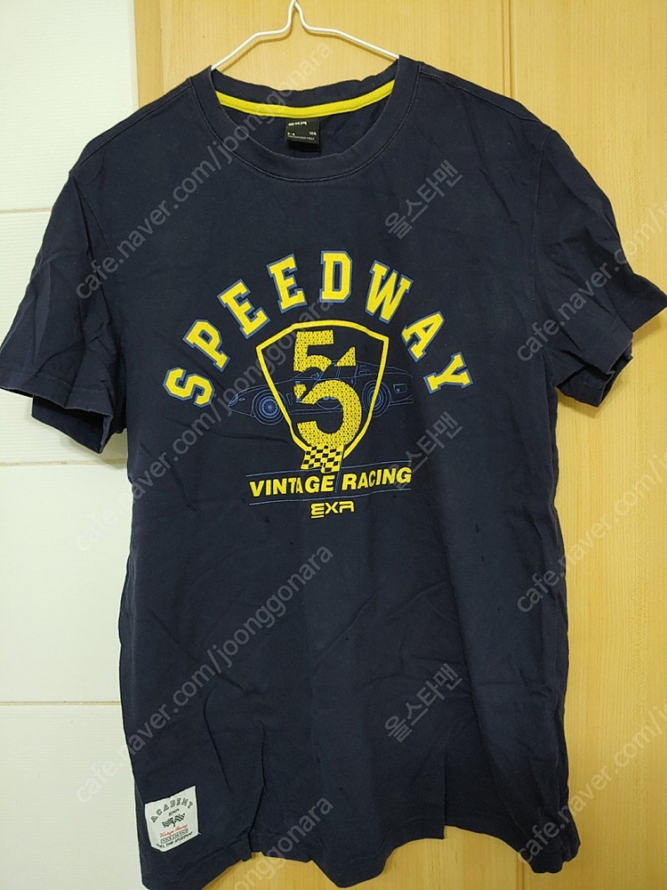 EXR 레이싱 스피드웨이 그래픽 반팔티 105(네이비색) 입니다--5