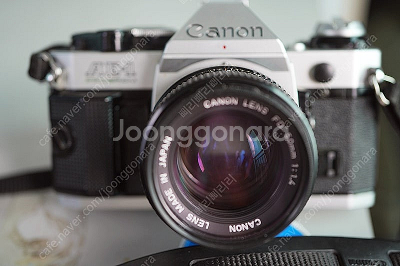 필름 카메라 캐논 AE-1P & 렌즈--0