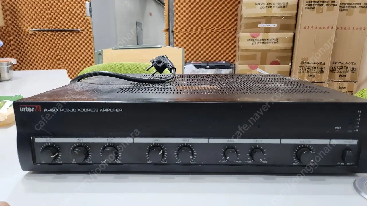 커피숖 음향 인터엠 엠프 스피커 셋트 팝니다. 이미지