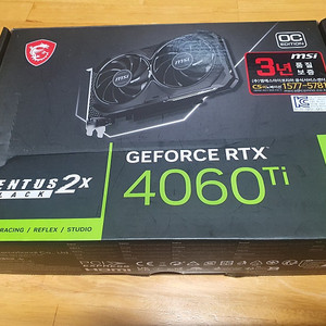 msi 4060ti 벤투스2x 16g