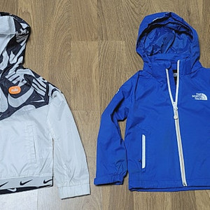 노스페이스 점퍼+나이키 점퍼ㅡ2벌(5살110사이즈)