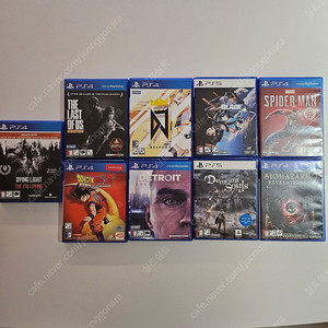 플스5 데몬즈소울,ps4 드래곤볼카카로트, dj맥스리스펙트, 디트로이트비컴휴먼 판매