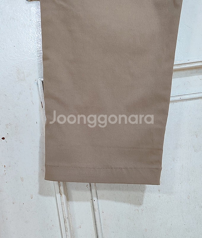 남성카고팬츠32 베이지 스판바지 테이퍼드 남성바지--7
