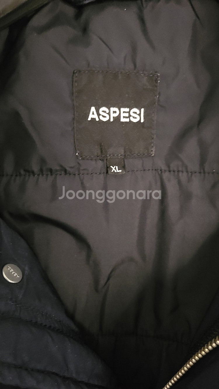아스페시 앏은 패딩 후드 코트 쟈켓--2