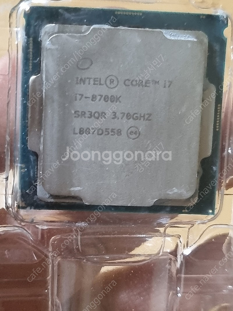 아수스z370 보드 i7-8700k 시피유--4