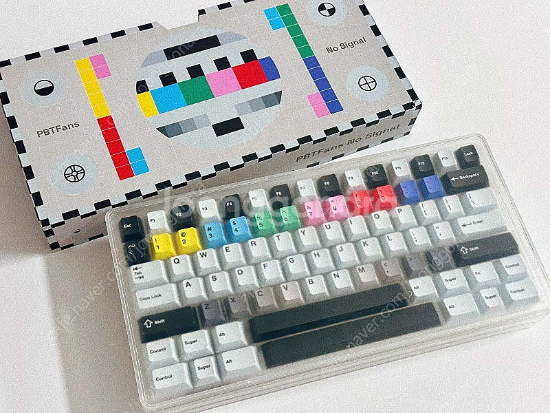 PBTfans [ No Signal ] 체리 프로파일 PBT 승화 키캡 판매--2