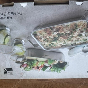 쿡에버 더블그릴 사각팬 통3중 풀세트 ㅡ새제품