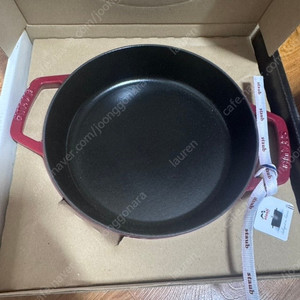 스타우브 원형 디쉬팬.프라이팬20 새제품