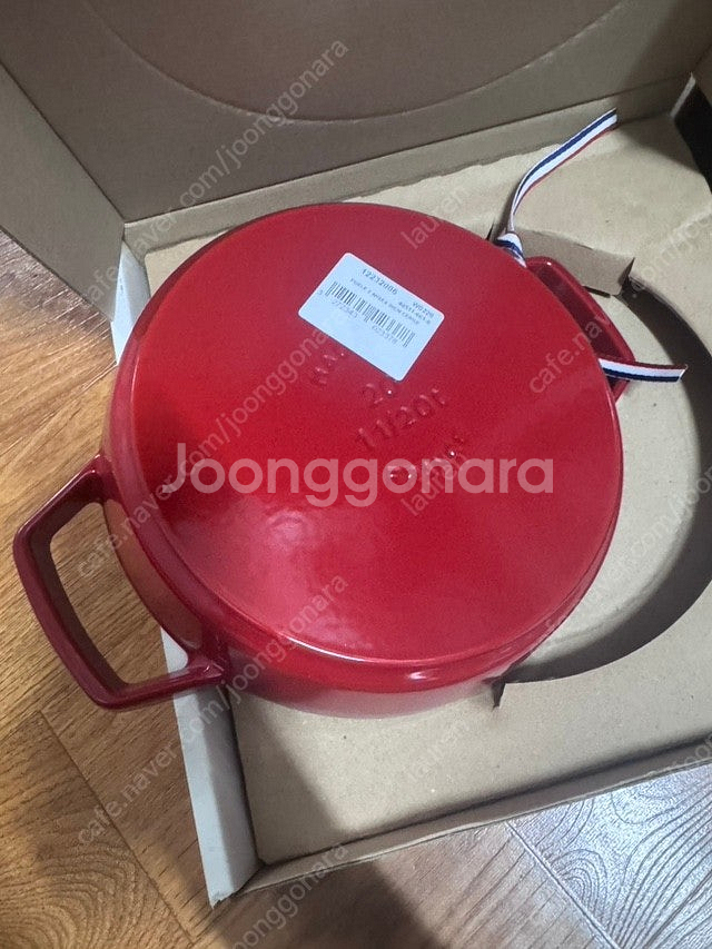 스타우브 원형 디쉬팬.프라이팬20 새제품--1