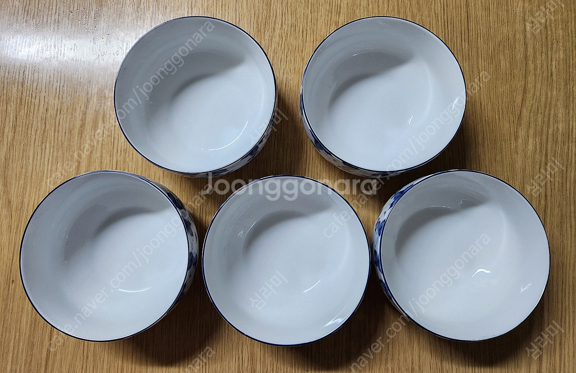 미사용 일제 냉(온)면기와 공기, 접시, 아주 좋아요~--1
