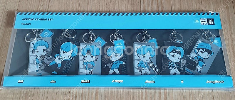 (우체국택포) BTS 아크릴 키링 세트 (미개봉)--0