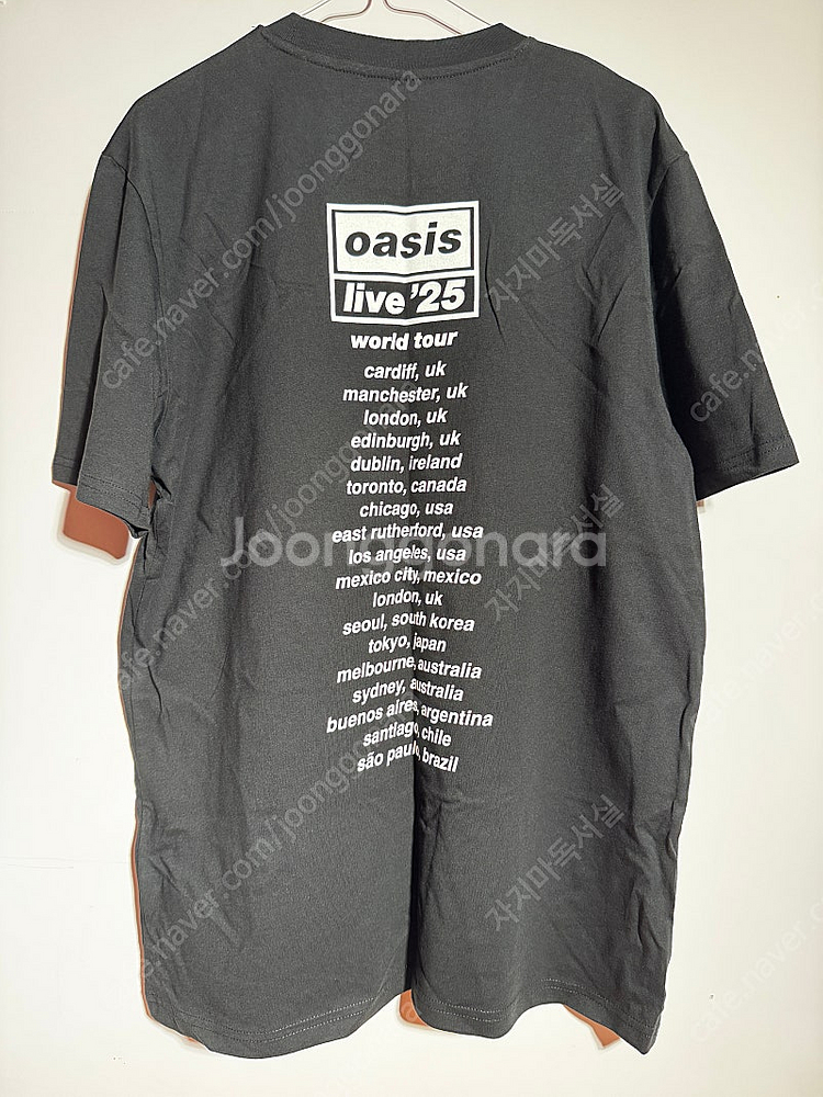 오아시스 Oasis live '25 티셔츠--3