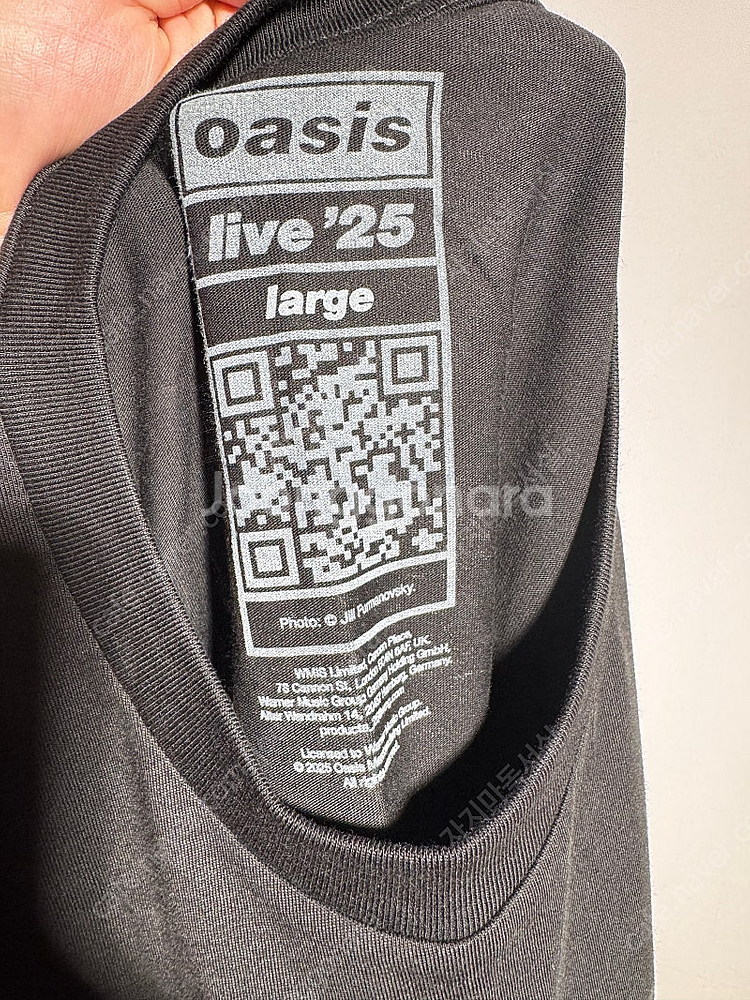 오아시스 Oasis live '25 티셔츠--4