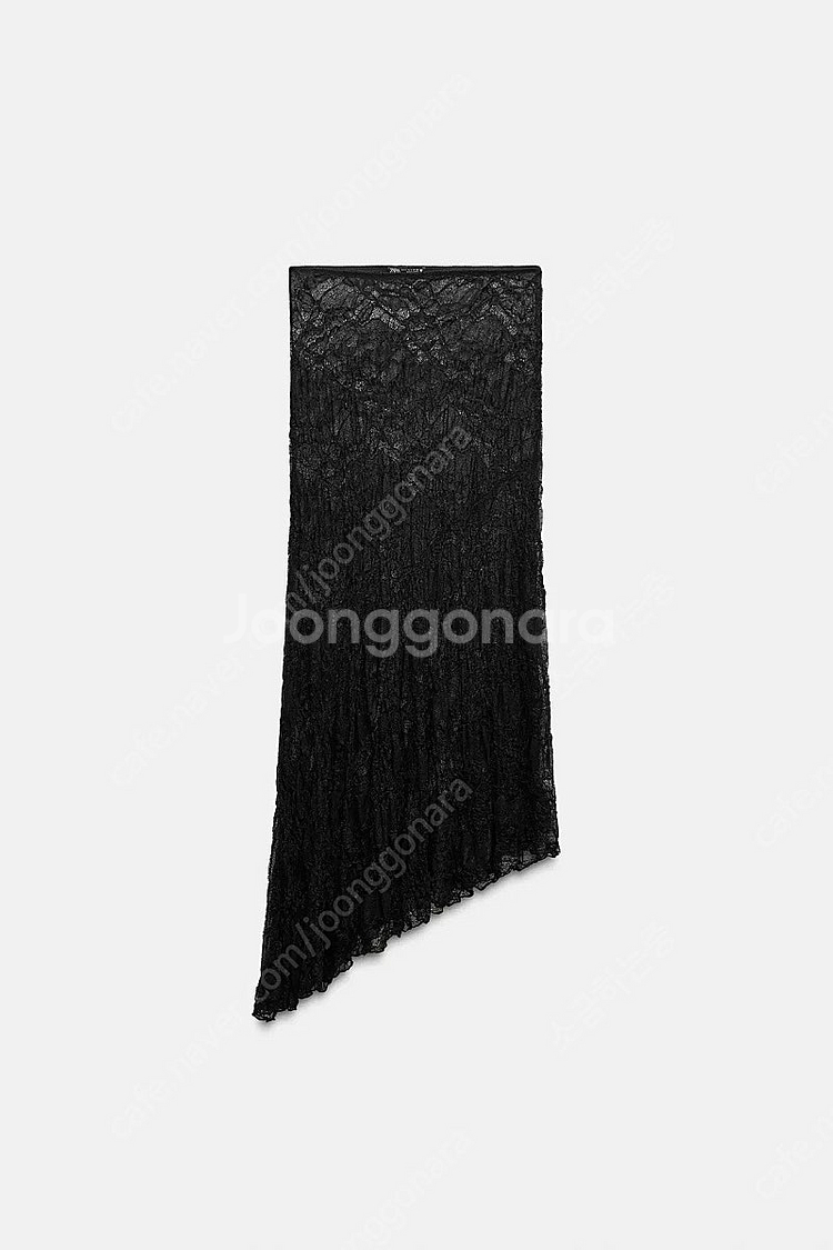 zara 자라 언밸런스 레이스 스커트 새상품--3