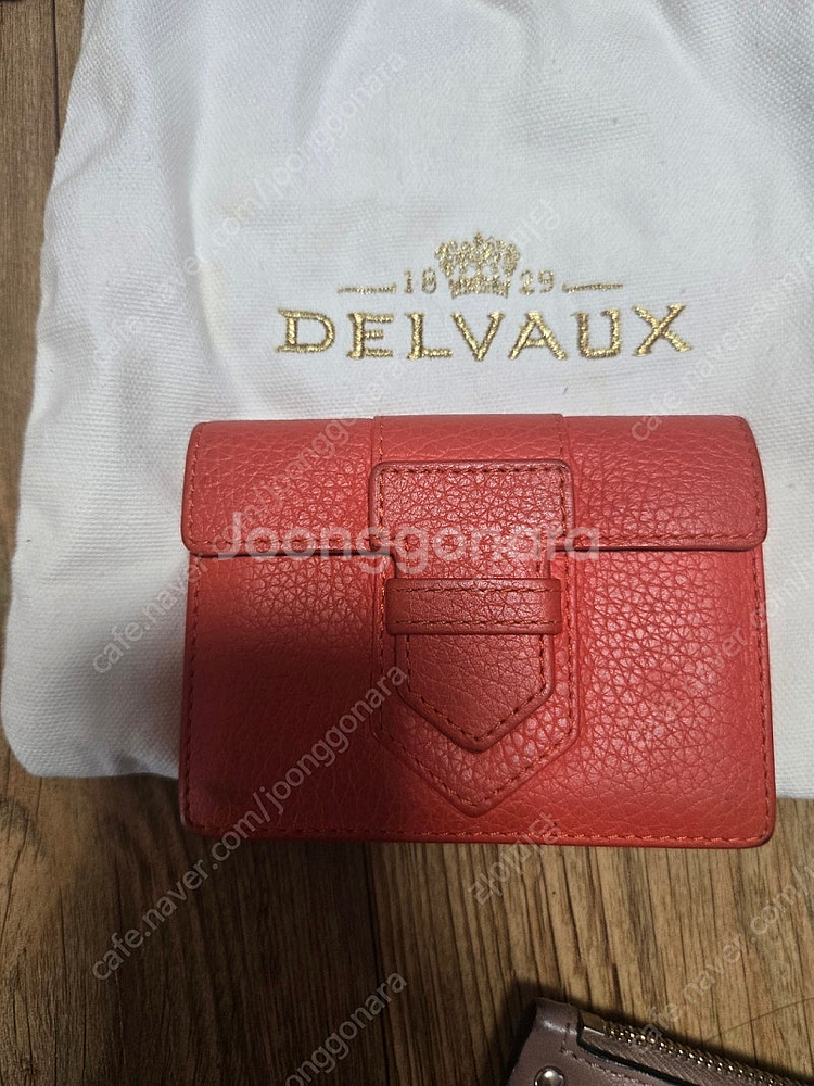 정품 델보카드지갑--1
