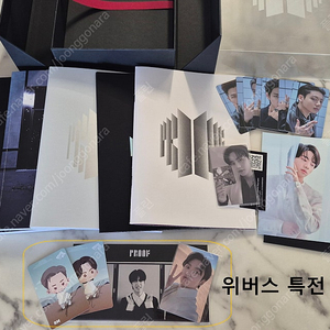 BTS 방탄 PROOF 스탠다드+컴팩트+포스터+위버스특전 정국 태형 포카
