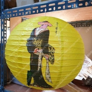 일식원형등 색상 렌덤 종이등 이자카야 일식집 횟집 기타등