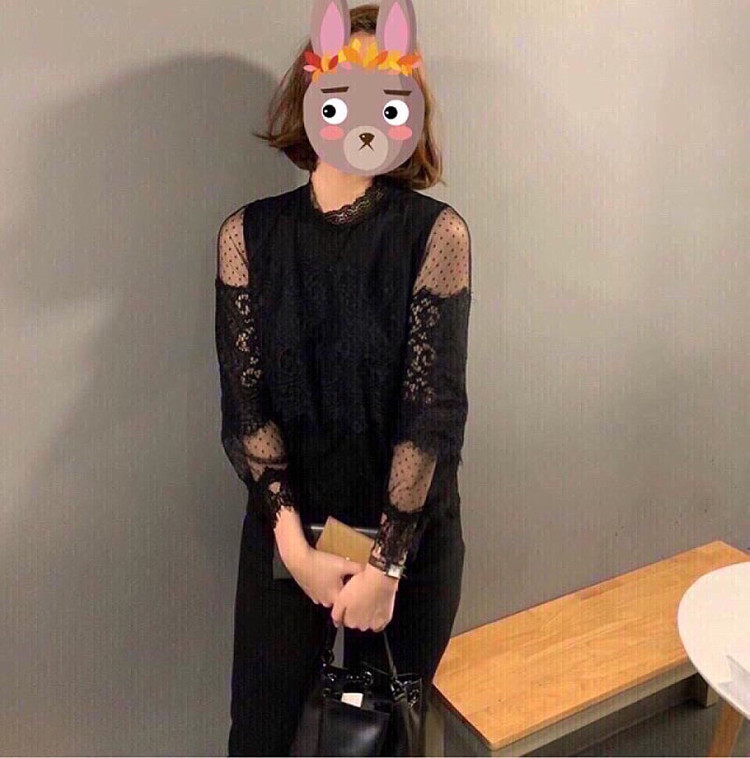 레이스 블라우스--1