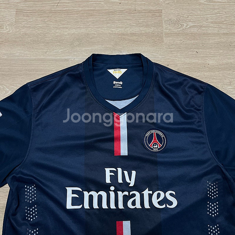 파리 생제르망 PSG 기능성 반팔 축구복 유니폼 [네이...--1