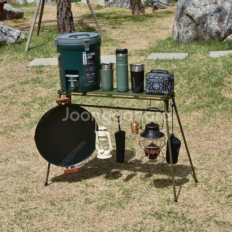 캠핑 선반 팩토리장 캠핑 인디언행어 L 블랙 (폭삭인하...--0
