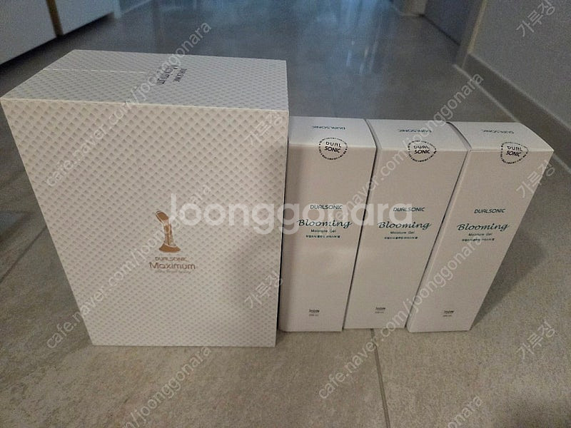 듀얼소닉 맥시멈 화이트 새제품 판매 (블루밍젤 3개 포...--0
