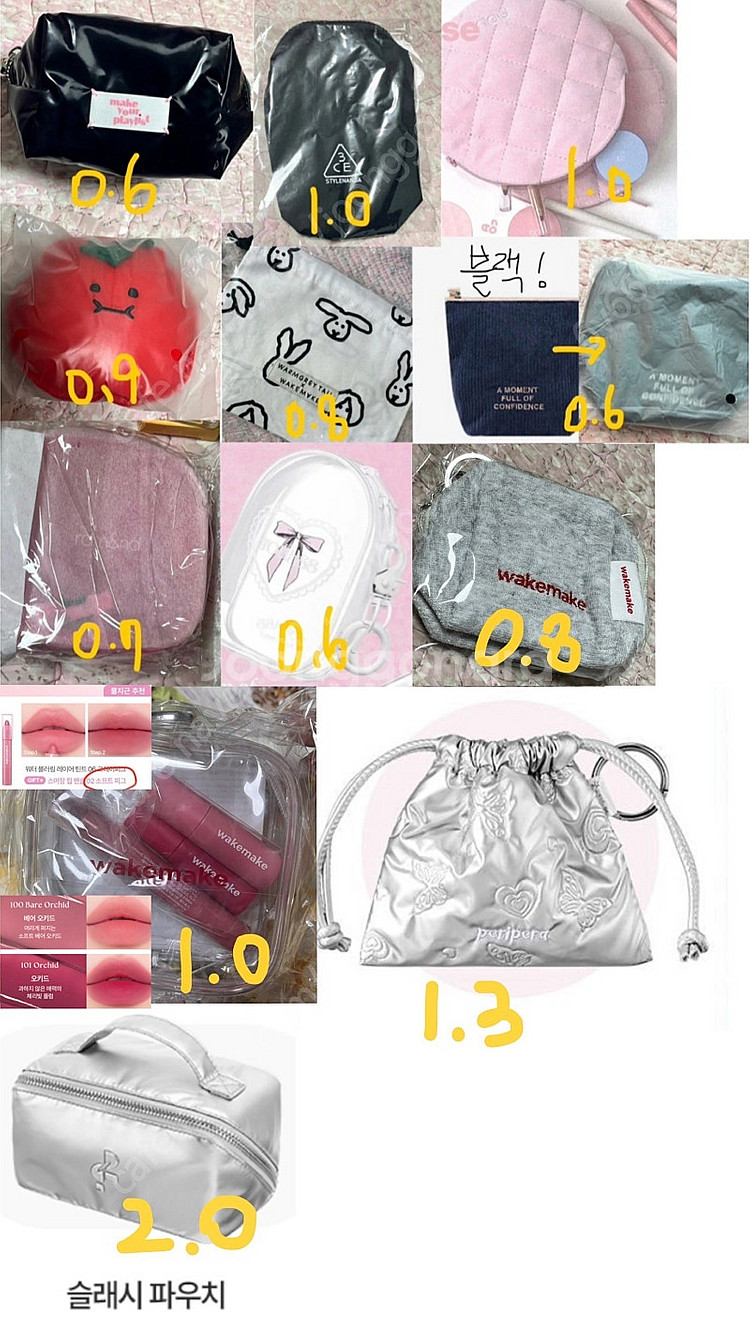 3ce,웨이크메이크,클리오,페리페라,투슬래시포,에뛰드,...--0