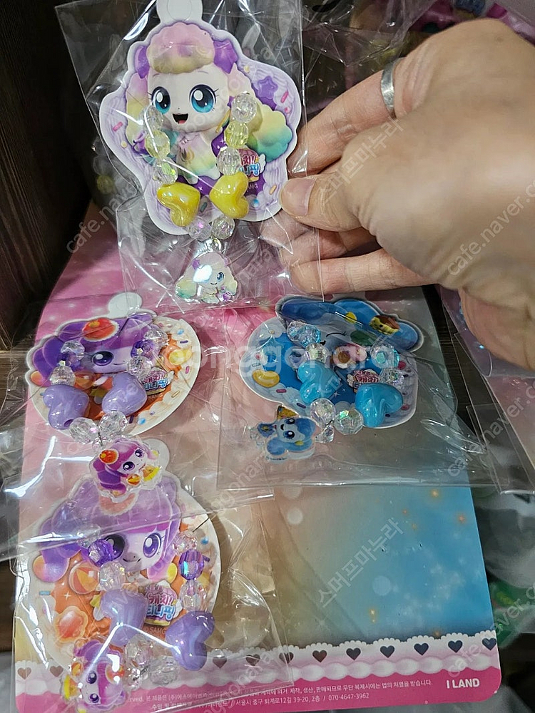 캐치티니핑 반지 집게핀 팔지 목걸이--3