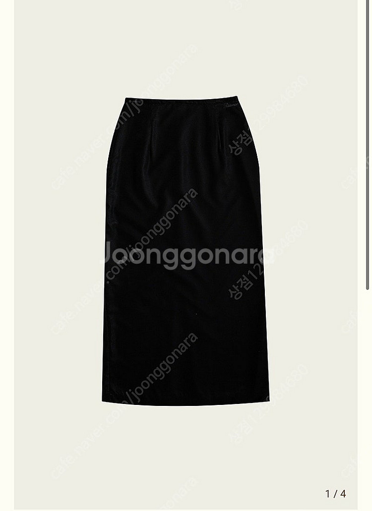 리본빛 벨벳 롱스커트 s사이즈 새상품--0