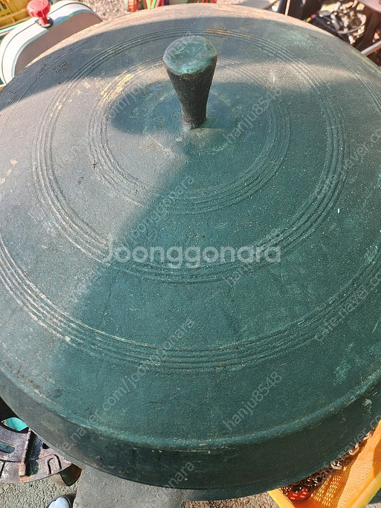 대형 무쇠 가마솥 지름 60cm 뚜껑포함 상태좋음 경기...--0