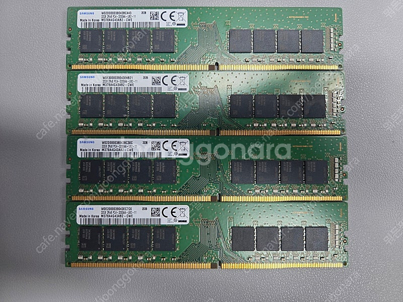 삼성 DDR4 32GB 3200 (4장)--0