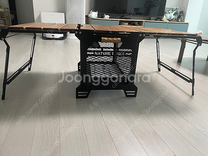네이처톤즈 사이드업 박스 캠핑테이블 (아시모크래프트 그립포함)--1