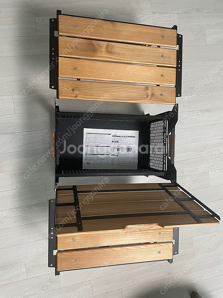 네이처톤즈 사이드업 박스 캠핑테이블 (아시모크래프트 그립포함)--3