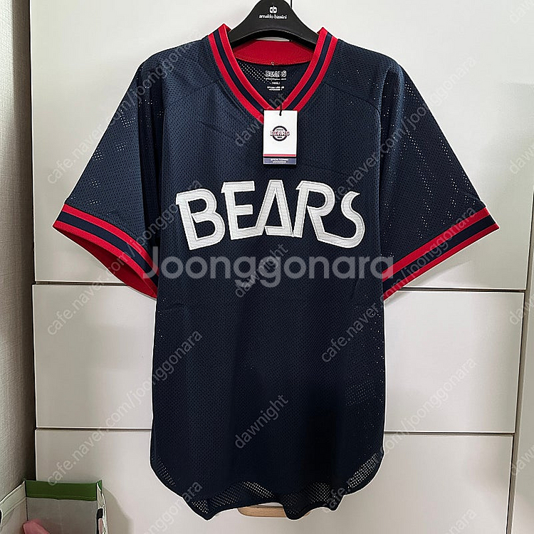 [새상품] 두산베어스 유니폼 올드 원정 100--0