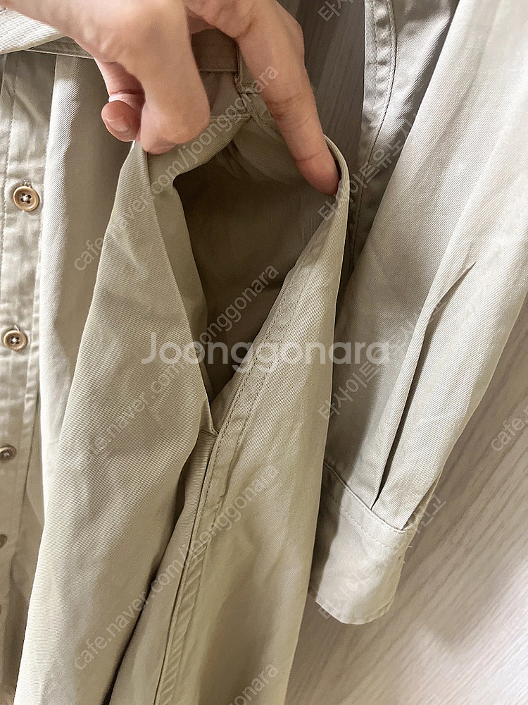 폴로 랄프로렌 여성 벨트 벨티드 플레어 옥스포드 셔츠 ...--9