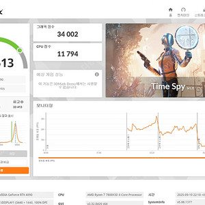ZOTAC RTX 4090 AMP EXTREME AIRO WHITE 팝니다 (보증기간 남음)