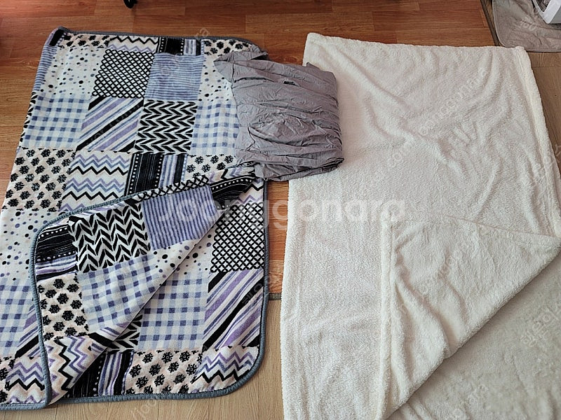 극세사 담요.퀸 매트리스 커버--0