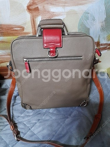 몬스하겐 3웨이 가죽 가방--3