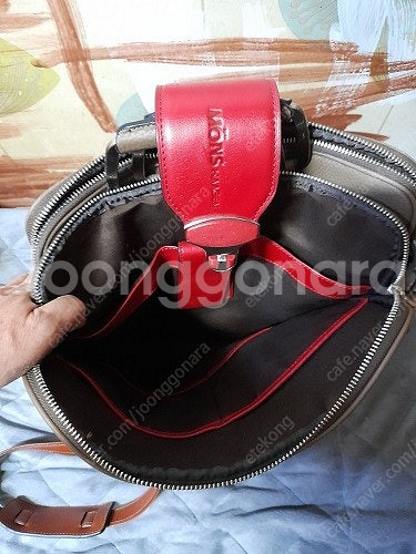 몬스하겐 3웨이 가죽 가방--7