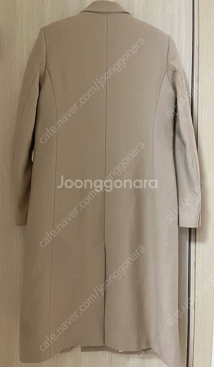 산드로 라벤 여성 울 롱코트 베이지--9