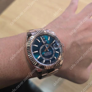 로렉스 스카이드웰러 다크로듐 로즈골드 금통 (청판튜닝) (다크로듐판보유) 팝니다