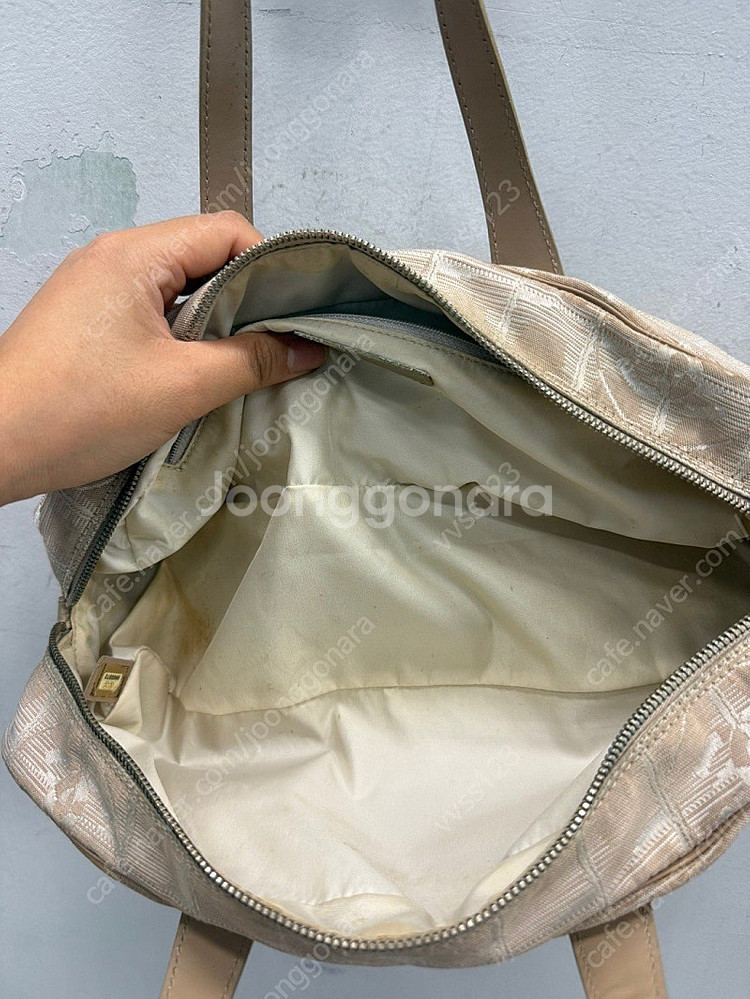 샤넬 뉴트래블 패브릭 토트백 정품--6