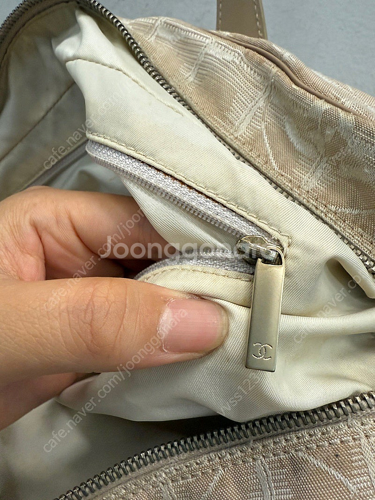 샤넬 뉴트래블 패브릭 토트백 정품--8