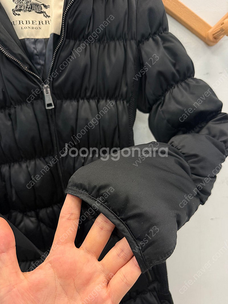 버버리 구스다운 롱패딩 XS 44~55--3