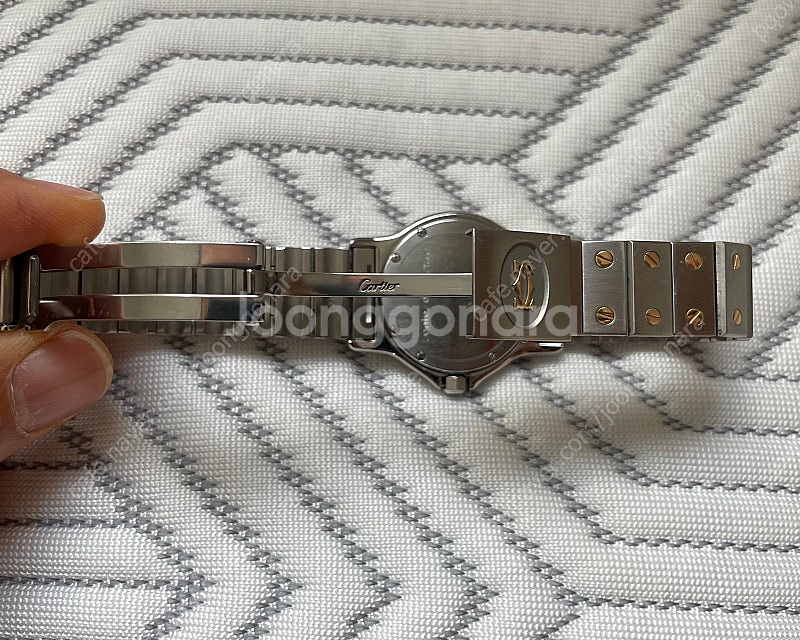 빈티지 까르띠에 산토스 옥타곤(갈베 / 까레라인) 라지...--3