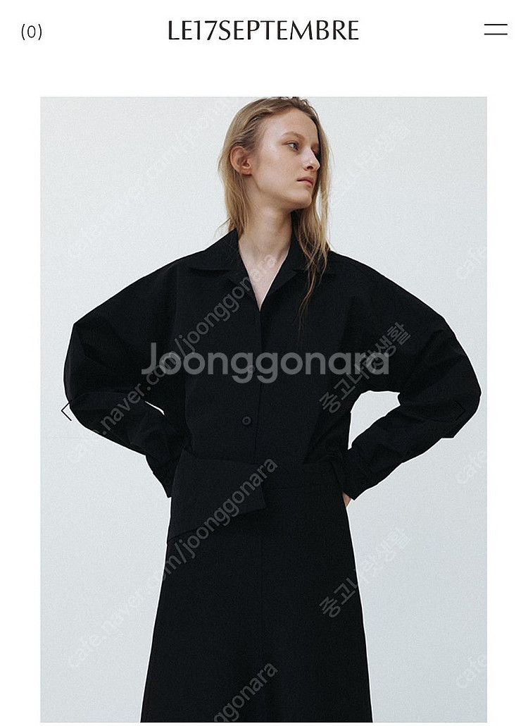 LE17SEPTEMBRE OPEN COLLAR COTT...--0