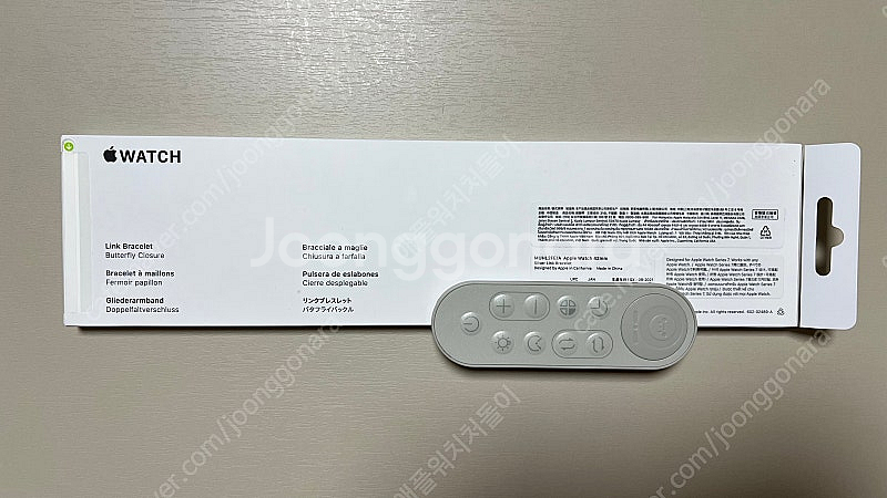 <미개봉> 애플워치 정품 42mm 실버 링크 브레이슬릿...--1