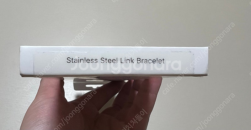 <미개봉> 애플워치 정품 42mm 실버 링크 브레이슬릿...--2