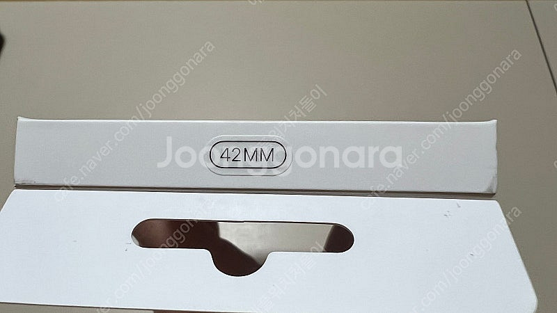 <미개봉> 애플워치 정품 42mm 실버 링크 브레이슬릿...--3