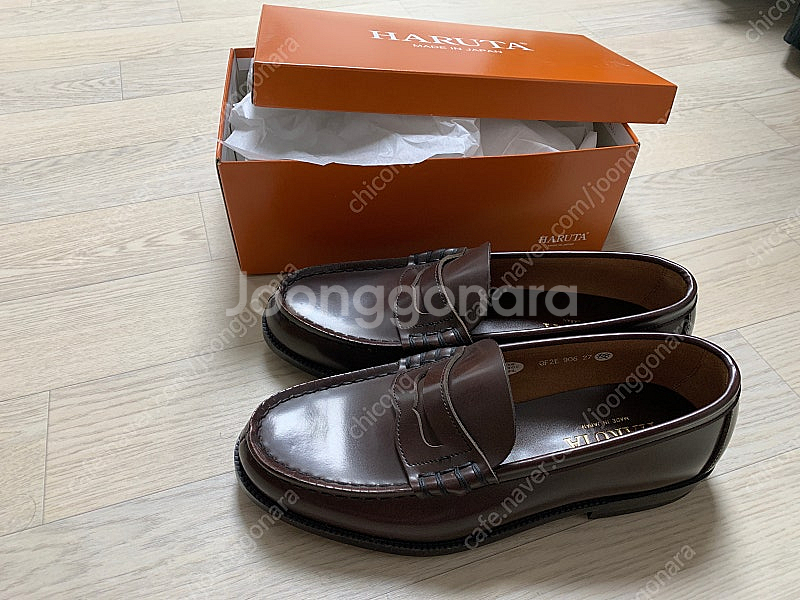 하루타 906 다크브라운 페니로퍼 270사이즈 새상품 팔아요--0