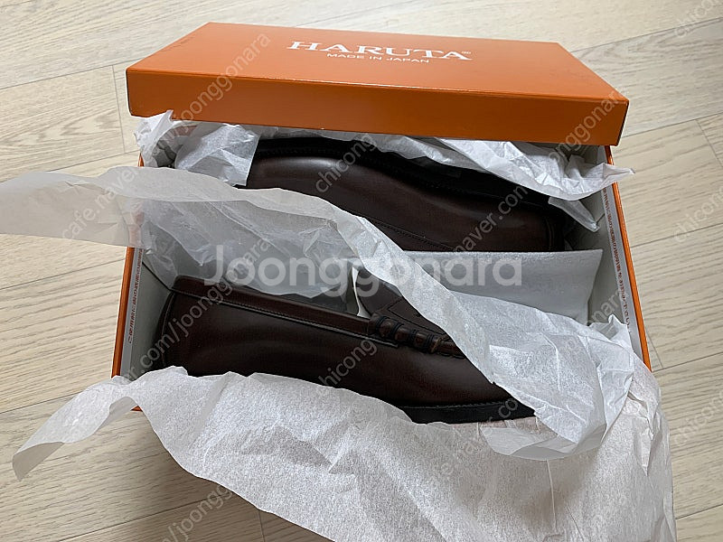 하루타 906 다크브라운 페니로퍼 270사이즈 새상품 팔아요--1